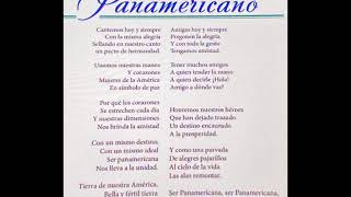 HIMNO PANAMERICANO LETRA [upl. by Mraz]