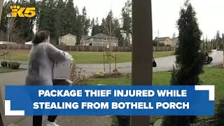 Package thief injured while stealing from Bothell porch [upl. by Bremer]