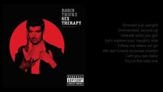 Robin Thicke feat Ludacris – Sex Therapy with lyrics [upl. by Healion]