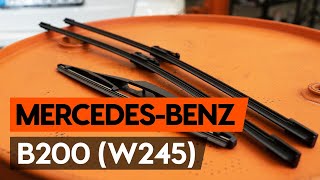 Comment remplacer des essuieglaces sur MERCEDESBENZ B200 W245 TUTORIEL AUTODOC [upl. by Enirehtacyram610]