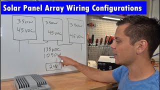 How to Design an Offgrid Solar Power Array Wire Configuration [upl. by Hepsoj]