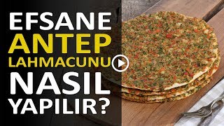 Efsane Antep Lahmacunu Nasıl Yapılır I Evde Lahmacun I Legendary The Gaziantep Lahmacun [upl. by Elman136]