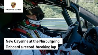 Nürburgring Lap Record Onboard the Cayenne [upl. by Omlesna]