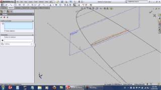 how to loft a wing in solidworks [upl. by Pilihp153]