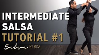 Intermediate Salsa Tutorial  Learn How To Salsa Dance With A Partner  Demetrio amp Nicole [upl. by Rotceh]