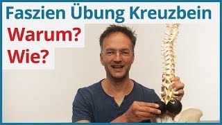 Faszien Yoga Kreuzbein ✅ Entspannung unterer Rücken [upl. by Bakemeier734]