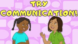 TRY COMMUNICATION  Kids Communication Song  Verbal Skills 1 [upl. by Dyna607]