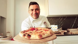 Pizza napoletana fatta in casa la ricetta di Davide Civitiello [upl. by Nanyk]