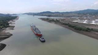 Aerial Views from the Panama Canal [upl. by Repsag]