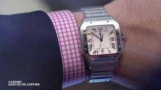 A Closer Look At the Latest Cartier Santos de Cartier  Time amp Tide Review [upl. by Curr470]