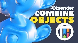 How to Combine Objects in Blender 28 Eevee Boolean Sub Surf Modifier Remesh [upl. by Baugh]