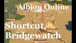 Albion Online  Caerleon to Bridgewatch fast almost safely [upl. by Melburn]