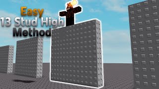 EASY 13 Stud High Jump Method  Roblox Tutorial [upl. by Peyter363]