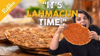 How to Make Crunchy LAHMACUN At Home 😋 One of The Best Turkish Foods  Perfect for PIZZA Lovers [upl. by Barger449]