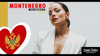 EUROVISION 2025  🇲🇪 MONTENEGRO  MONTESONG   MY TOP 16 [upl. by Topliffe295]