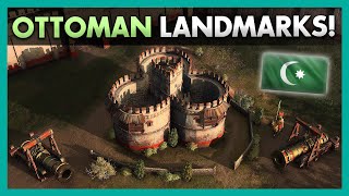 All Ottoman Landmarks in AoE4 Explained [upl. by Llerryt]