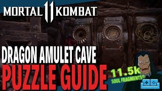 MORTAL KOMBAT 11  DRAGON AMULET CAVE PUZZLE GUIDE [upl. by Kirstin]