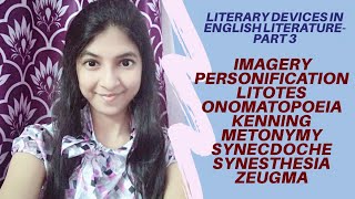 Literary Devices Figures of Speech in English Literature  Part 3 [upl. by Eniroc305]