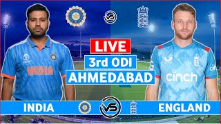 India vs England 3rd ODI Live Scores  IND vs ENG 3rd ODI Live Scores amp Commentary  2nd Innings [upl. by Aspia]