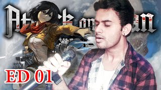 Attack on Titan ED 1  Utsukushiki Zankoku na Sekai 進撃の巨人 【MALE Cover】100 Sub Special [upl. by Innus]