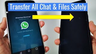 How To Transfer WhatsApp To New Phone All Chats Photos Videos amp Media [upl. by Sharman]