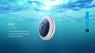 Milesight 360° Panoramic H265 Fisheye Network Camera [upl. by Lilia909]