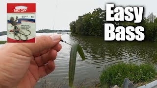 Easy Bass Fishing for ANYONE  Affordable Fishing for Beginners [upl. by Erbas40]