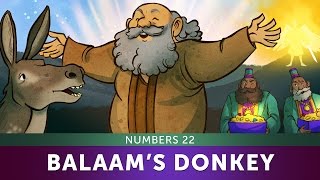 Balaam’s Donkey  Numbers 22 Sunday School Lesson and Bible Story for Kids HD Sharefaithkidscom [upl. by Nosinned451]