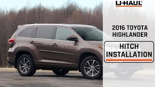 2018 Toyota Highlander Trailer Hitch Installation [upl. by Apollo667]