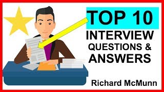 TOP 10 INTERVIEW Questions and ANSWERS PASS [upl. by Tegdirb395]