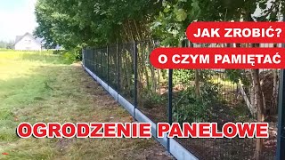 ⭐ Ogrodzenie panelowe 3D  Jak zrobić ⭐ [upl. by Schacker]