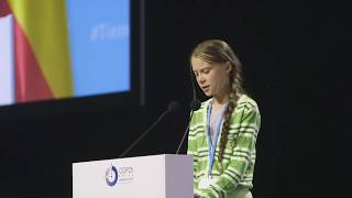 Greta Thunberg full speech at UN Climate Change COP25  Climate Emergency Event [upl. by Charlotta]