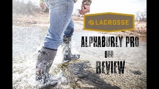 Lacrosse AlphaBurly Pro Boot REVIEW  Hunting Gear Reviews [upl. by Amekahs]