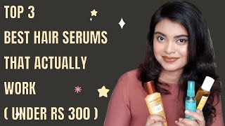 Top 3 Best Hair Serums for Dry and Frizzy Hair under Rs 300  How to Use Hair Serums Correctly [upl. by Harrie61]