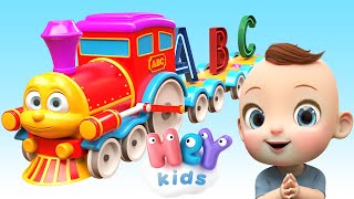 La chanson de lalphabet en français 🅰 HeyKids  Comptines pour bébé [upl. by Niawat]