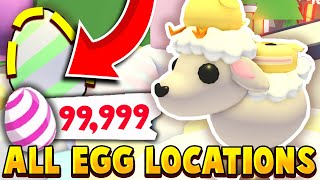 All Adopt Me Egg Hunt Egg Locations How To Get Easter Eggs In Adopt Me Update FAST All 30 EGGS [upl. by Desta200]