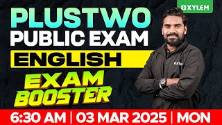 Plus Two Public Exam English  Exam Booster  Xylem Plus Two [upl. by Sylas]