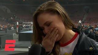 Ronda Rousey signing fulltime contract with WWE  ESPN [upl. by Anier824]