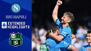 Napoli vs Sassuolo Extended Highlights  Serie A  CBS Sports Golazo [upl. by Park]