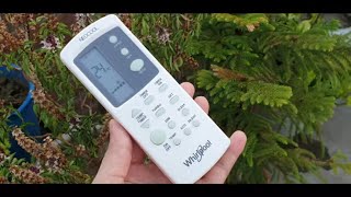 How to Use Air Conditioner Remote Controller  Whirlpool Split AC Remote All Functions  Hindi [upl. by Ordnassela]