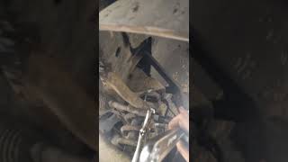 How to RemoveUnscrew stuck or seized tie rod end from tie rod [upl. by Star]