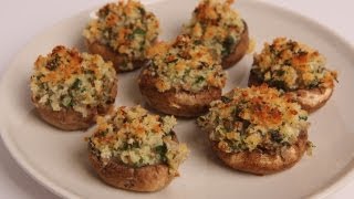 Breadcrumb Stuffed Mushrooms Recipe  Laura Vitale  Laura in the Kitchen Episode 330 [upl. by Igal549]