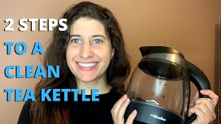 How to Clean and Descale Your Electric Glass Tea Kettle [upl. by Bruell]