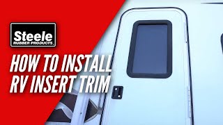 How To Install RV Insert Trim [upl. by Gilbart]