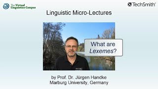 MOR020  Linguistic MicroLectures Lexemes [upl. by Atnuahc389]