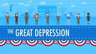 The Great Depression Crash Course US History 33 [upl. by Muncey]