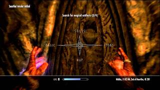 Skyrim Gameplay Under Saarthal Quest How to escape the Amulet Puzzle Trap [upl. by Venu]