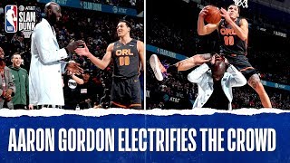 Aaron Gordon OVER Tacko In The ATTSlamDunk Contest [upl. by Erdnad287]