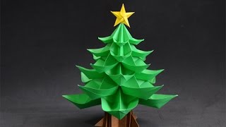 Origami Christmas Tree [upl. by Sivatnod]