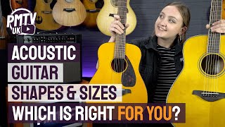 Acoustic Guitar Sizes amp Shapes Explained  Which One Is Right For You [upl. by Enitram]